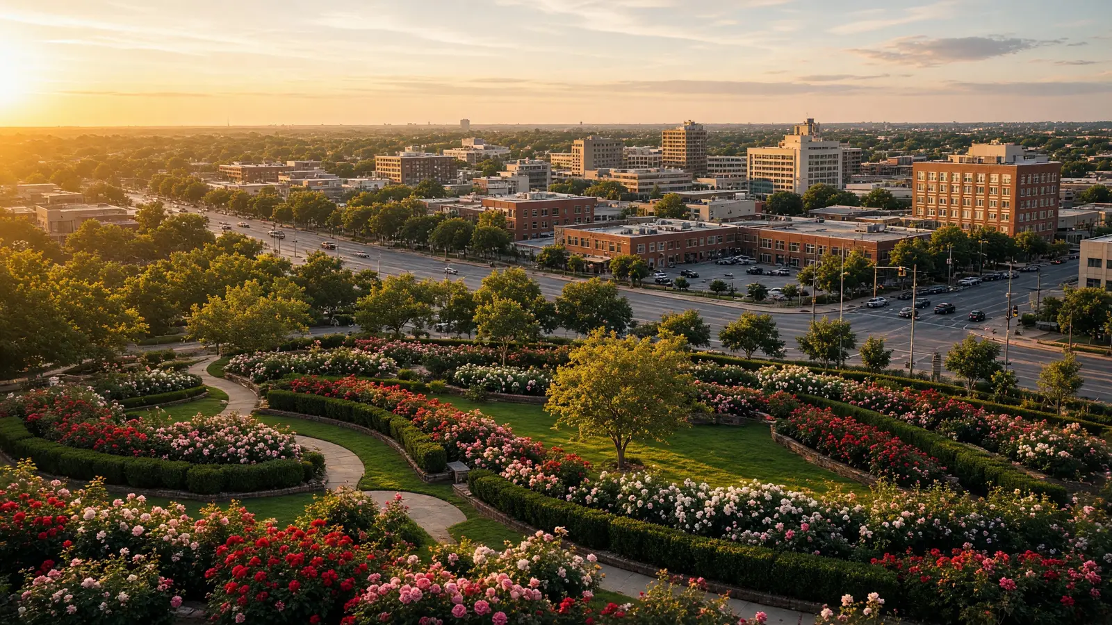 Tyler Rose Garden in Tyler